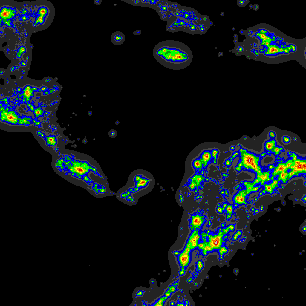 Light Pollution Map Darksitefinder Com